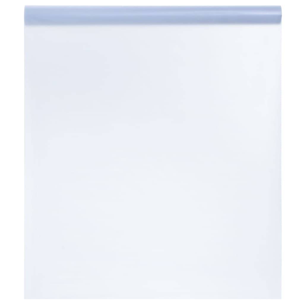 vidaXL Fensterfolien 5 Stk. Statisch Matt Transparent Grau PVC
