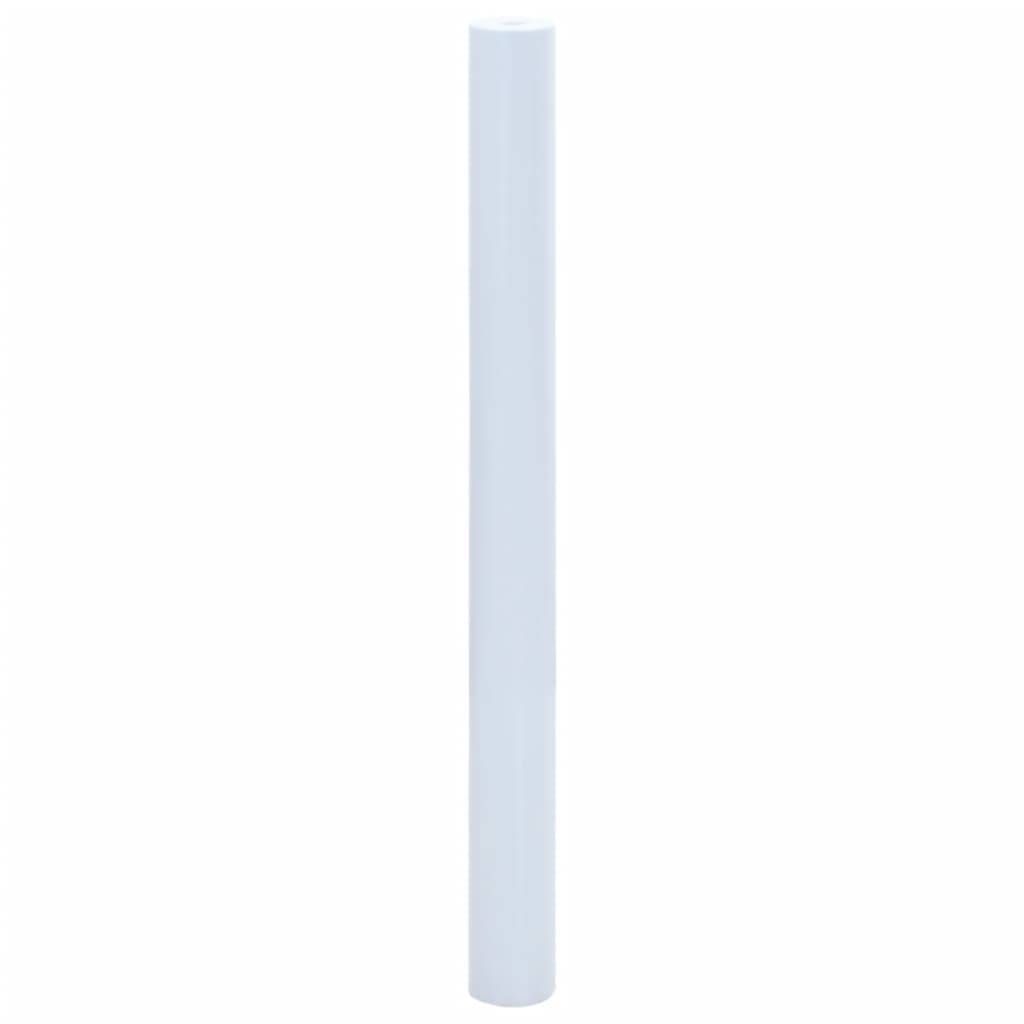 vidaXL Fensterfolie Statisch Matt Weiß 45x1000 cm PVC