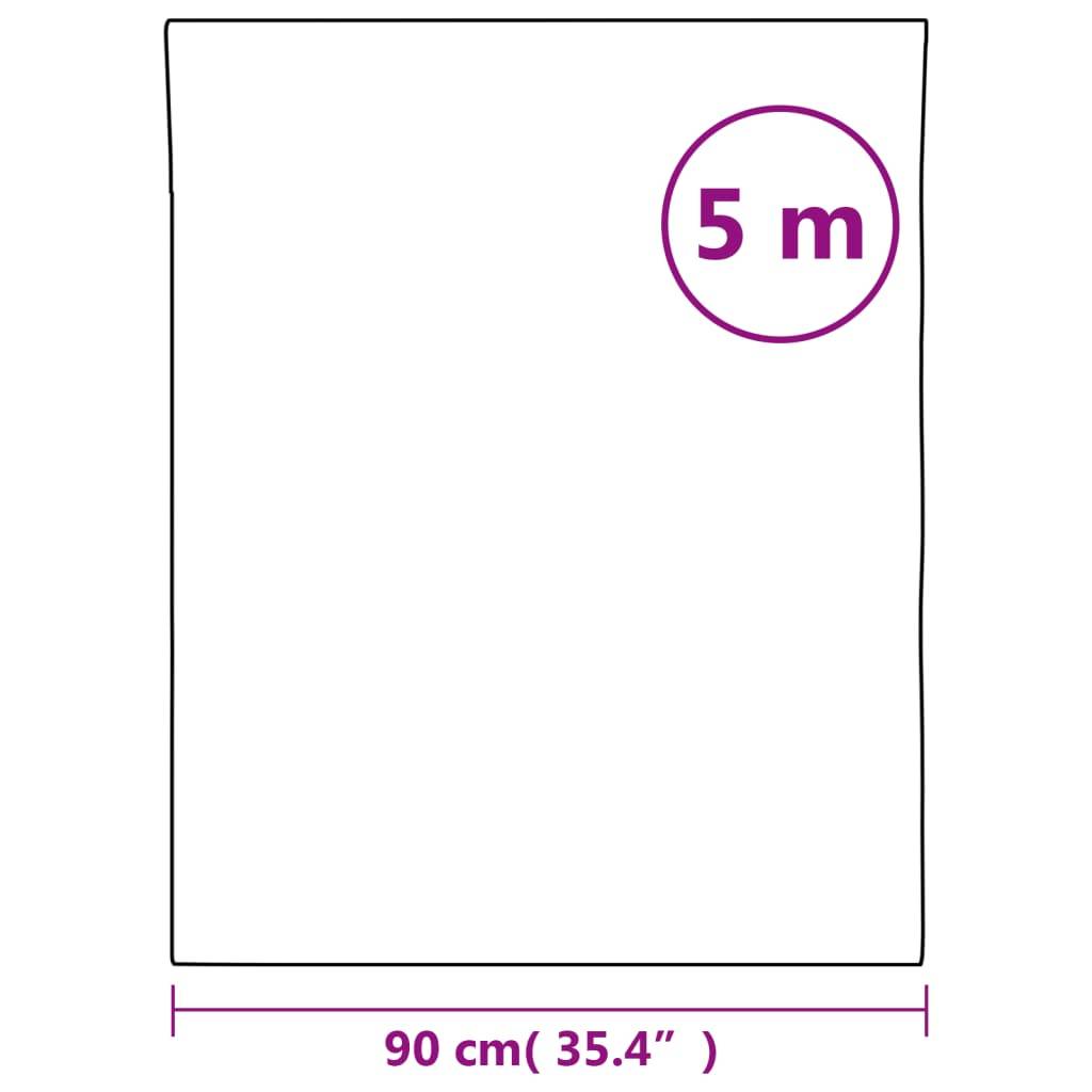vidaXL Möbelfolien Selbstklebend Silbern 90x500 cm PET