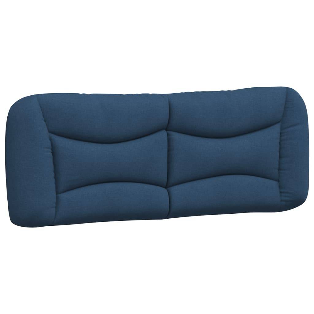 vidaXL Kopfteil-Kissen "Hvar" Blau 140 cm Stoff