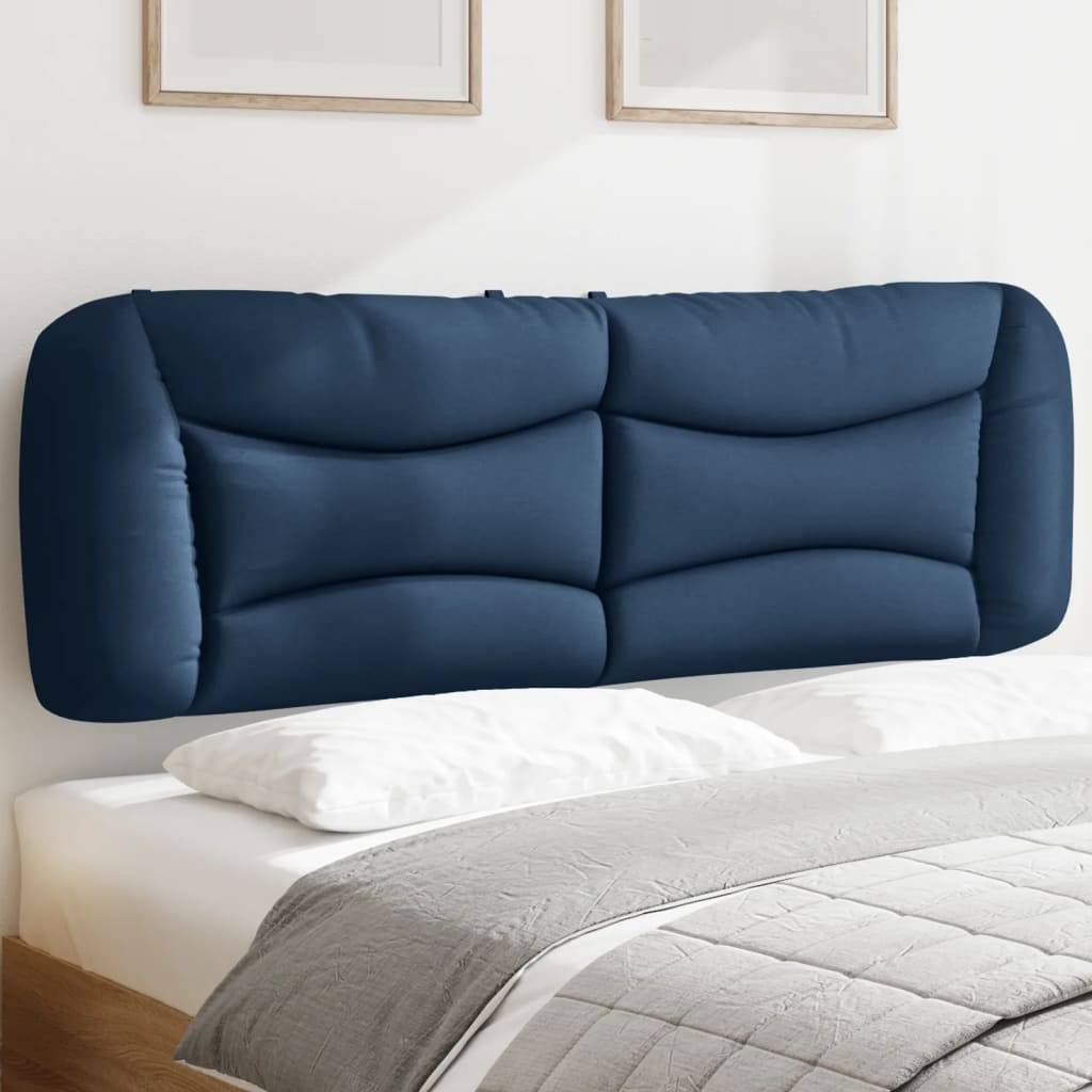 vidaXL Kopfteil-Kissen "Hvar" Blau 160 cm Stoff