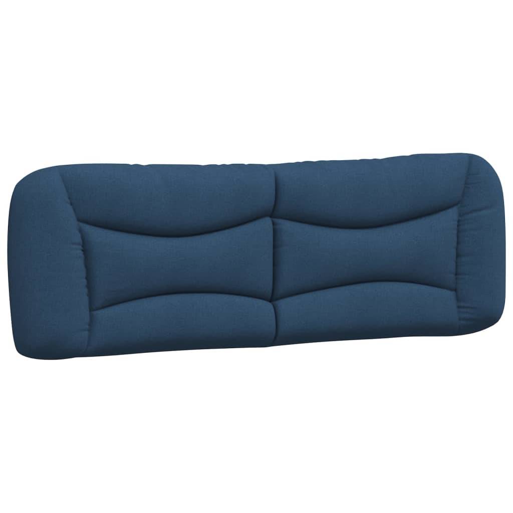 vidaXL Kopfteil-Kissen "Hvar" Blau 160 cm Stoff