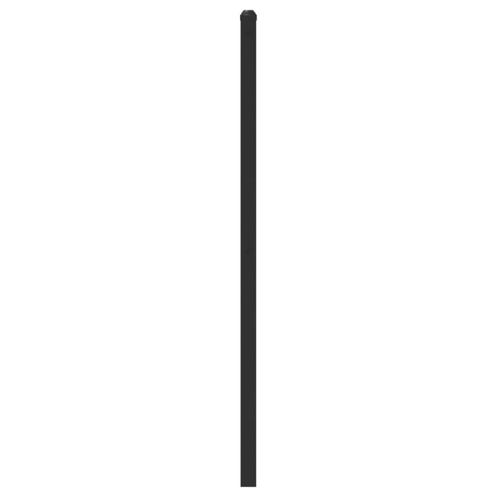 vidaXL Kopfteil Metall Schwarz 75 cm