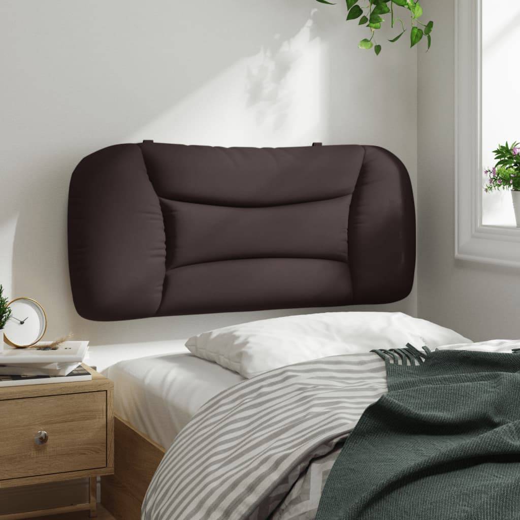 vidaXL Kopfteil-Kissen "Hvar" Dunkelbraun 80 cm Stoff