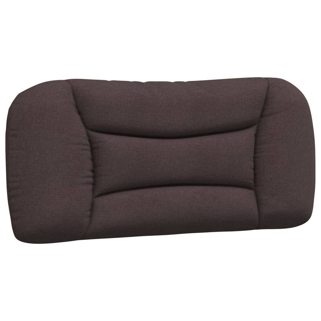 vidaXL Kopfteil-Kissen "Hvar" Dunkelbraun 80 cm Stoff