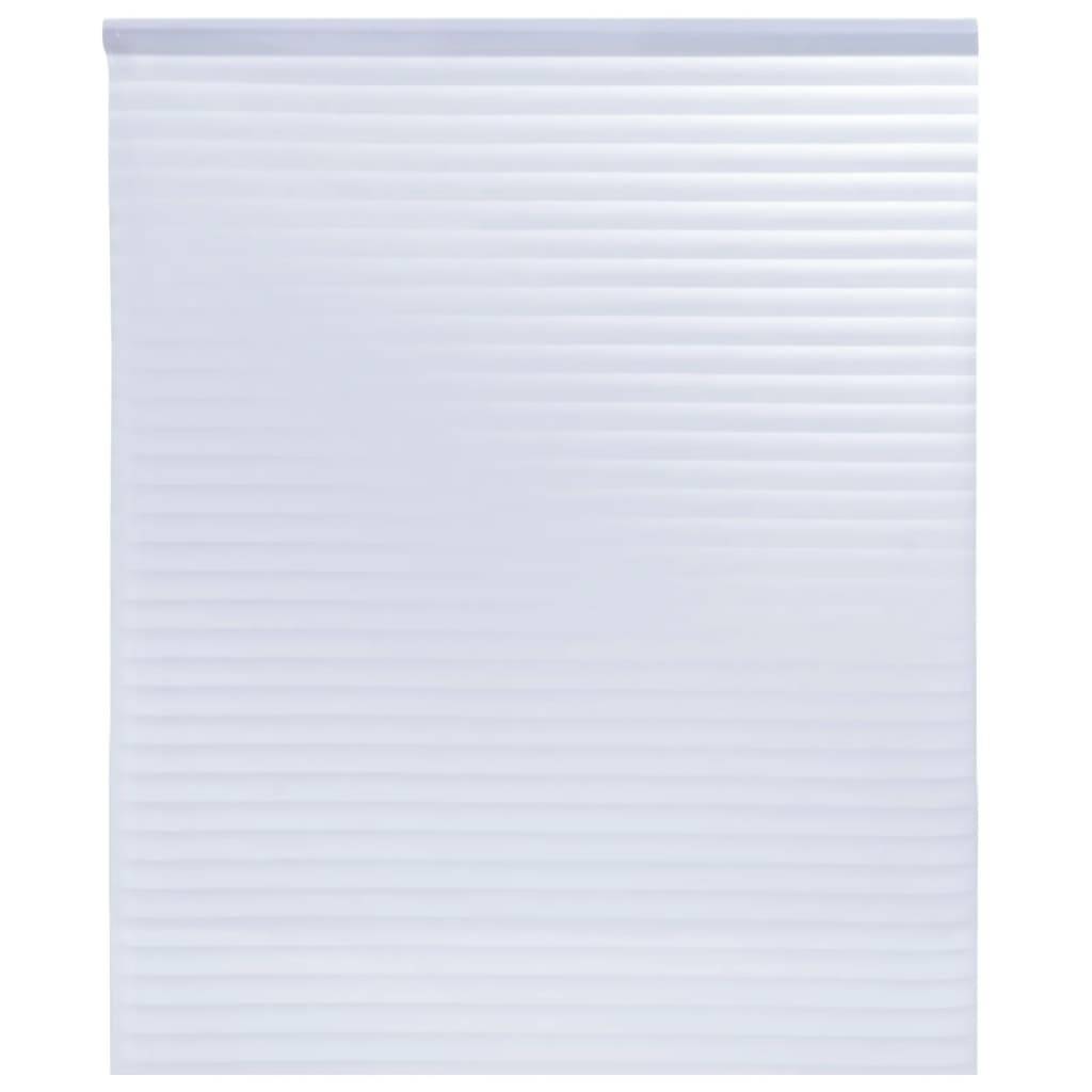 vidaXL Fensterfolie Matt Streifenmuster 90x500 cm PVC