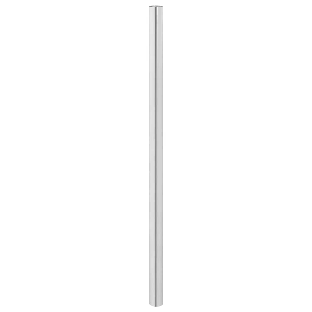 vidaXL Möbelfolien Selbstklebend Silbern 90x500 cm PET