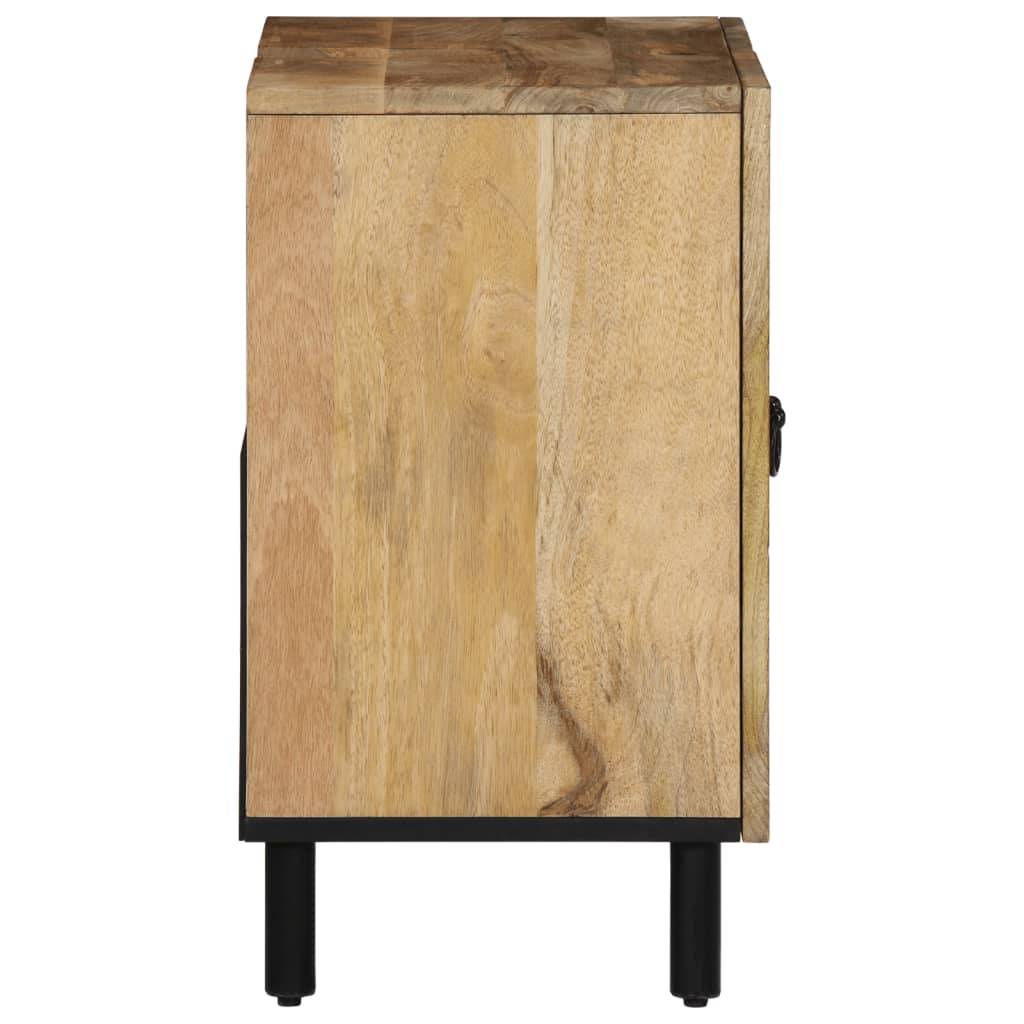 vidaXL Waschbeckenunterschrank 62x33x58 cm Massivholz Mango