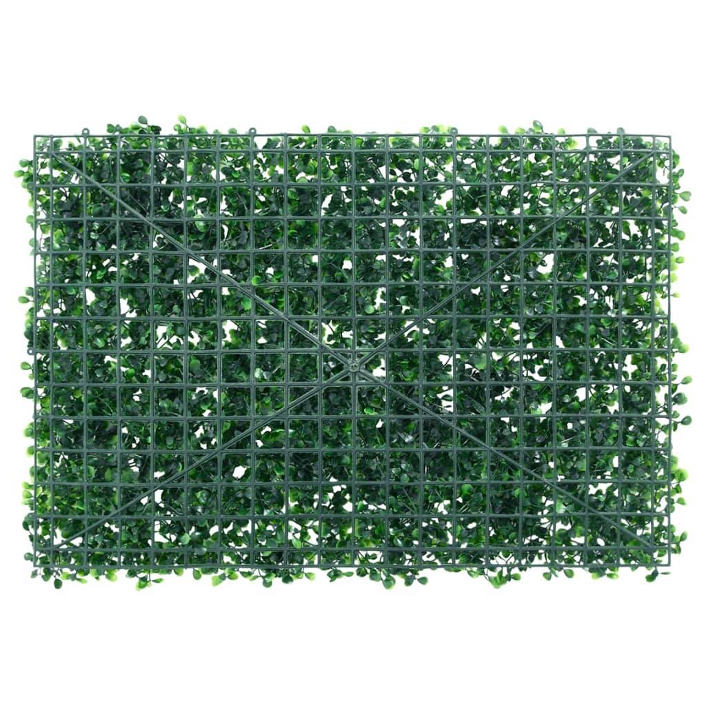 vidaXL Kunsthecken 6 Stk. Grün 40x60 cm