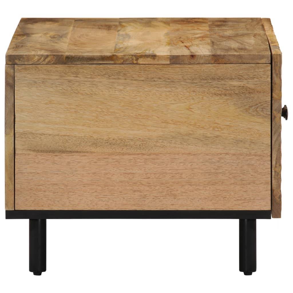 vidaXL Couchtisch 80x50x40 cm Massivholz Mango