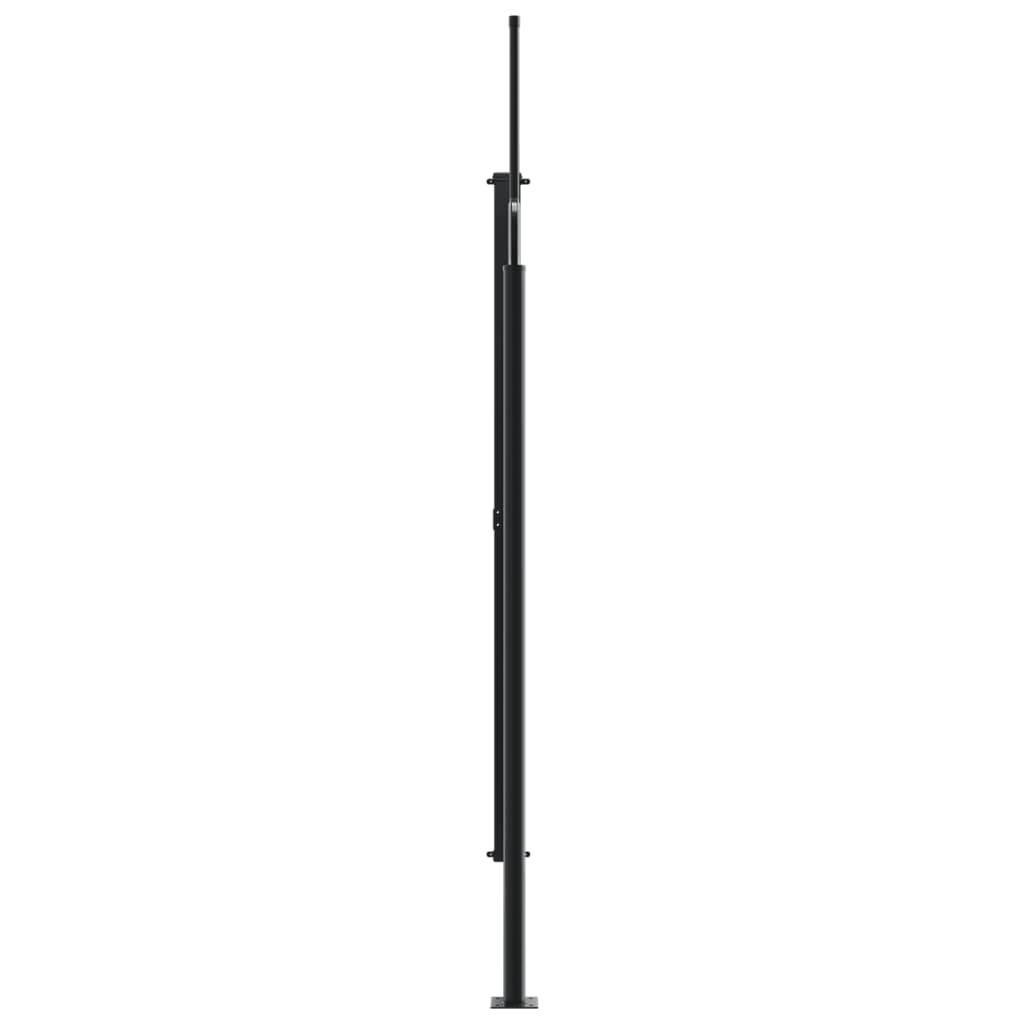 vidaXL Seitenmarkise Ausziehbar Taupe 200x500 cm