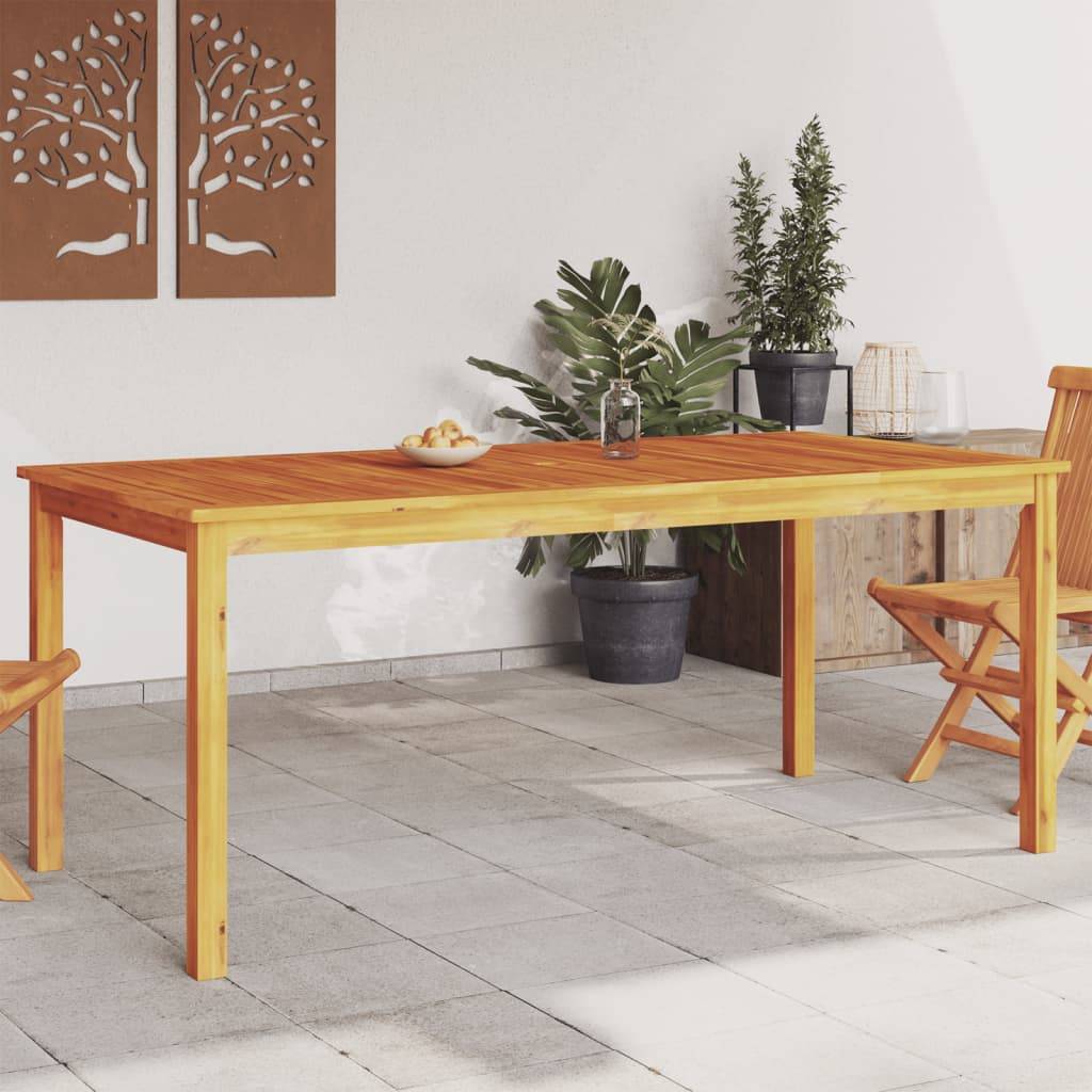 vidaXL Garten-Esstisch 180x90x75 cm Massivholz Akazie