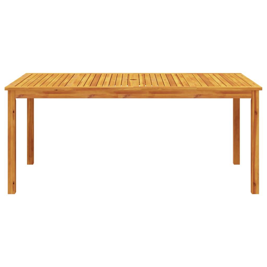 vidaXL Garten-Esstisch 180x90x75 cm Massivholz Akazie