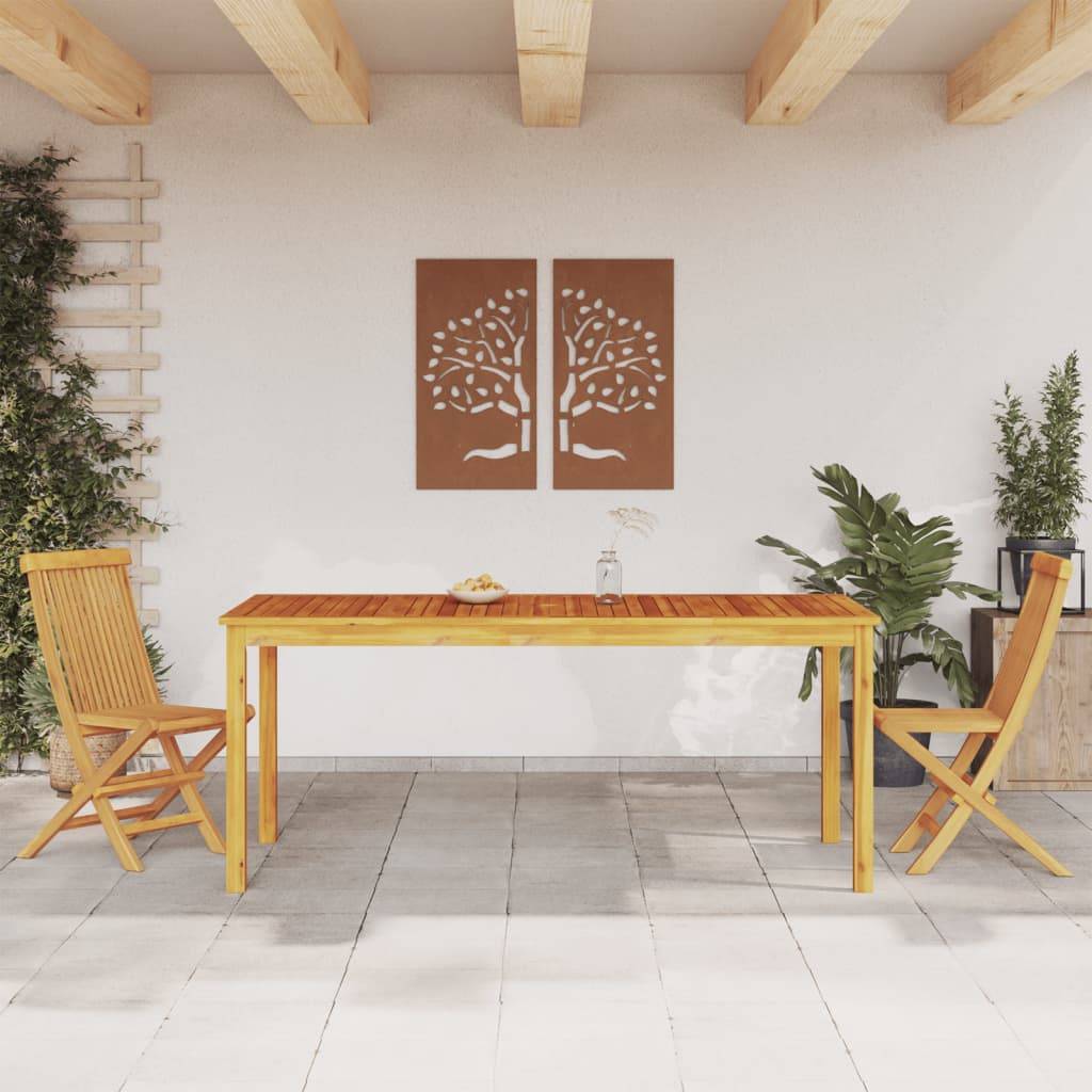 vidaXL Garten-Esstisch 180x90x75 cm Massivholz Akazie