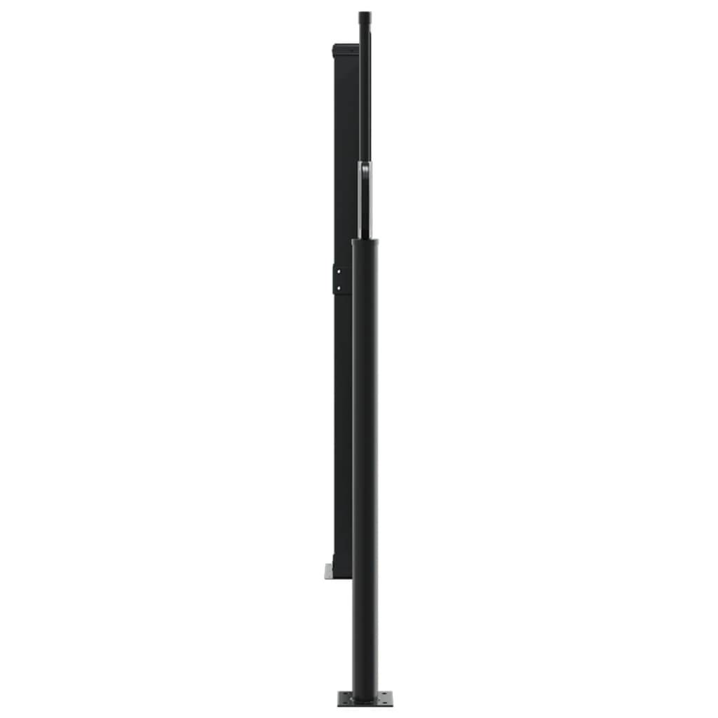 vidaXL Seitenmarkise Ausziehbar Terrakottarot 140x1200 cm