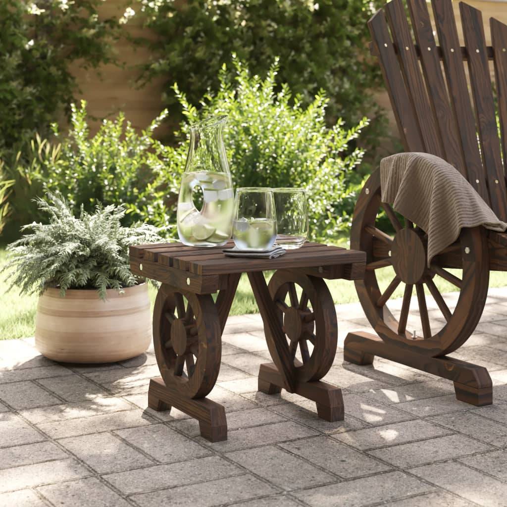vidaXL Garten-Fußhocker 40x36,5x38,5 cm Massivholz Tanne