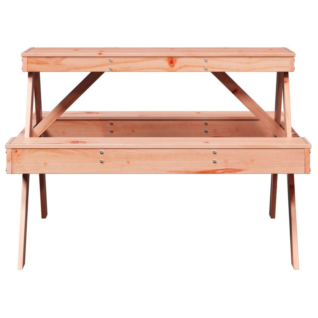 vidaXL Picknicktisch 105x134x75 cm Massivholz Douglasie