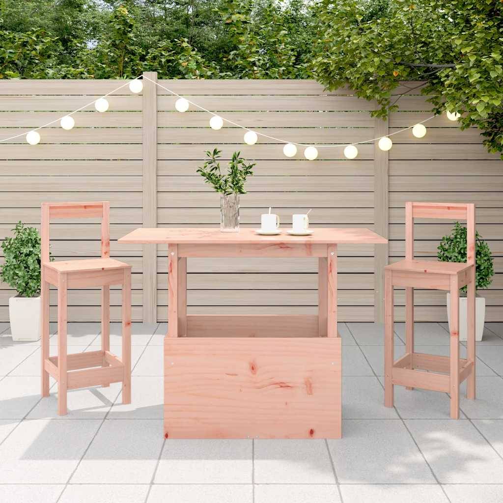 vidaXL Gartentisch 100x50x75 cm Massivholz Douglasie