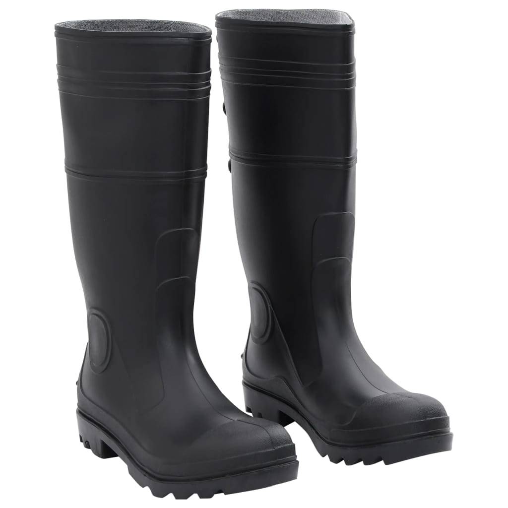 vidaXL Gummistiefel Schwarz Größe 43 PVC