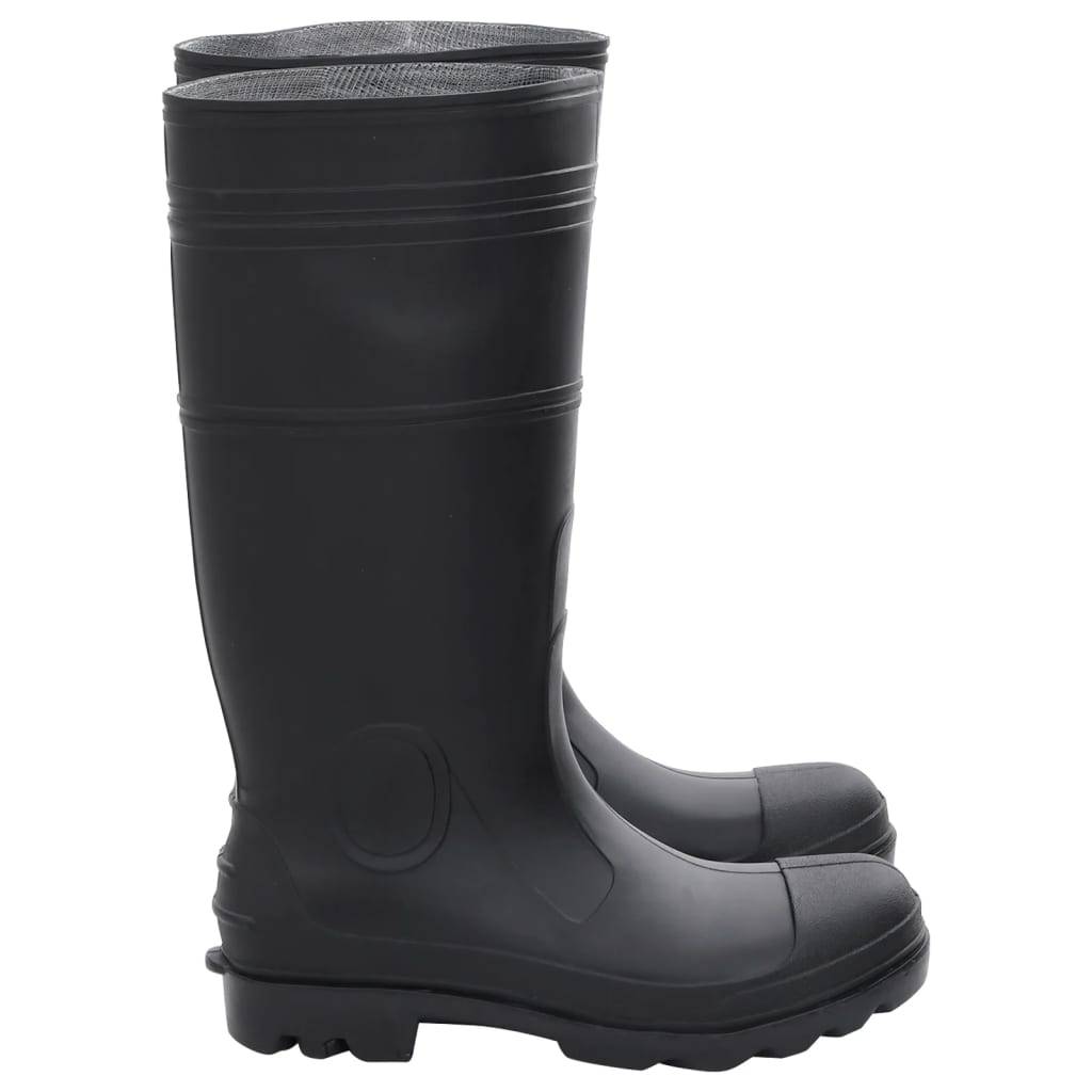 vidaXL Gummistiefel Schwarz Größe 43 PVC