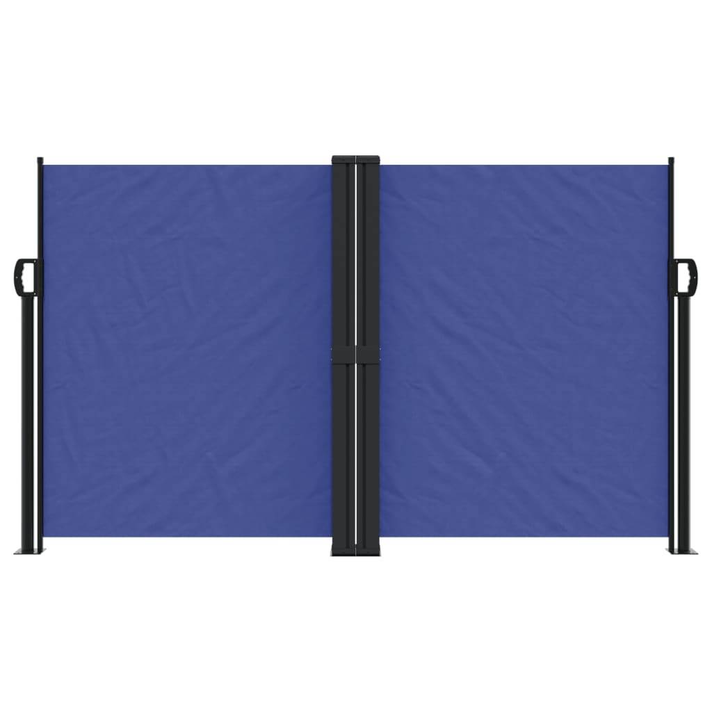 vidaXL Seitenmarkise Ausziehbar Blau 140x600 cm