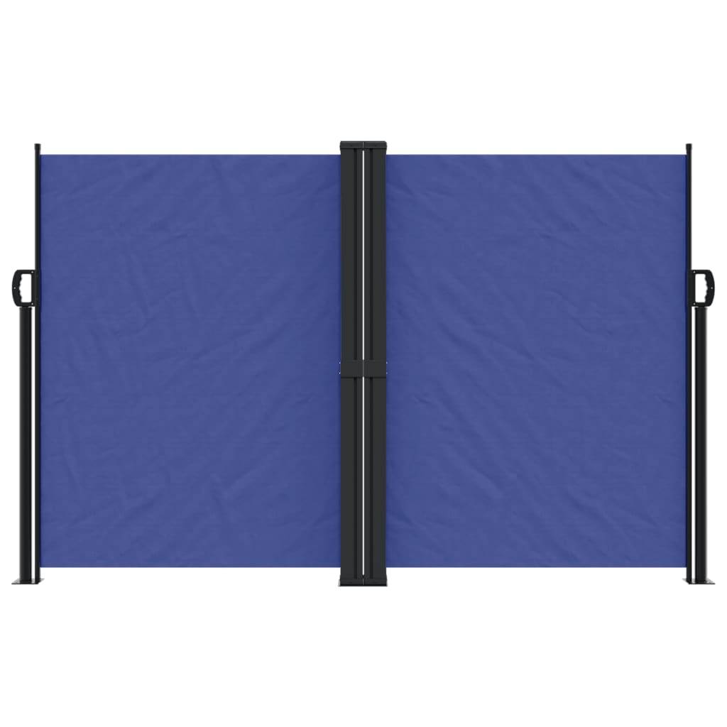 vidaXL Seitenmarkise Ausziehbar Blau 160x1000 cm