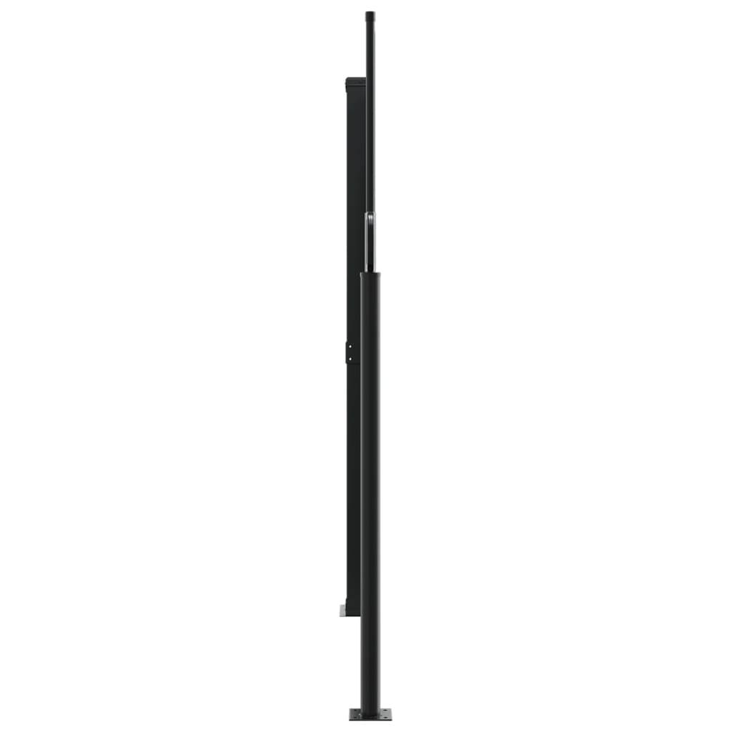 vidaXL Seitenmarkise Ausziehbar Rot 180x600 cm