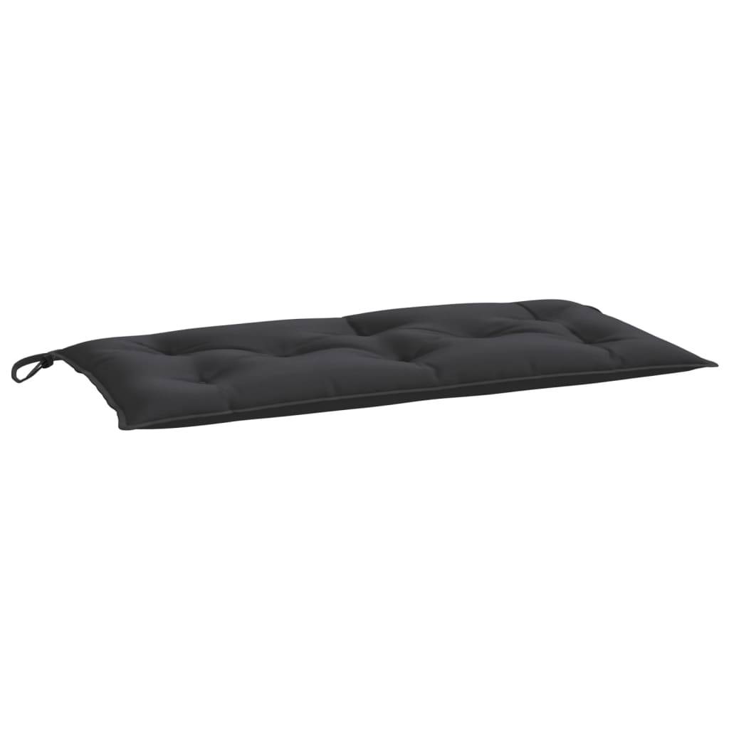 vidaXL Gartenbank-Auflagen 2 Stk. Schwarz 100x50x7 cm Oxford-Gewebe