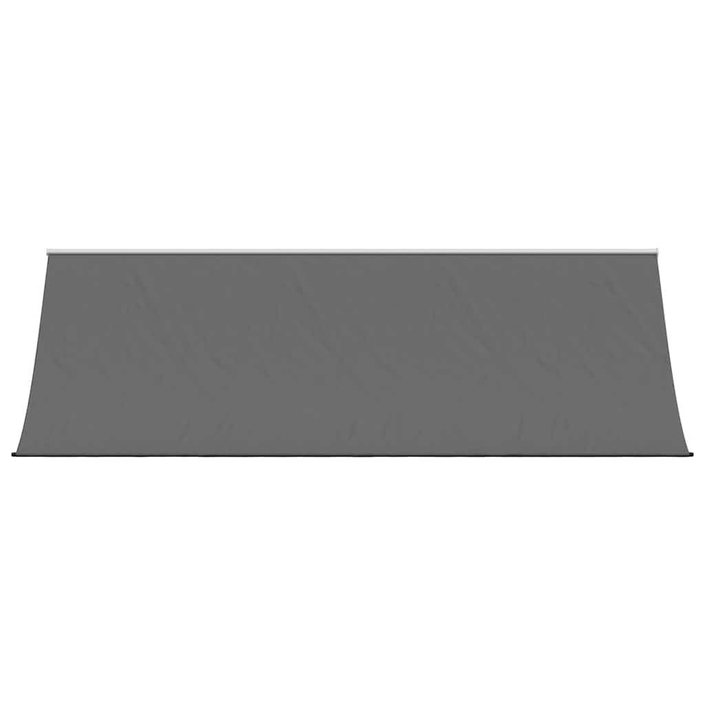 vidaXL Markise Einziehbar Anthrazit 350x150 cm Stoff und Stahl