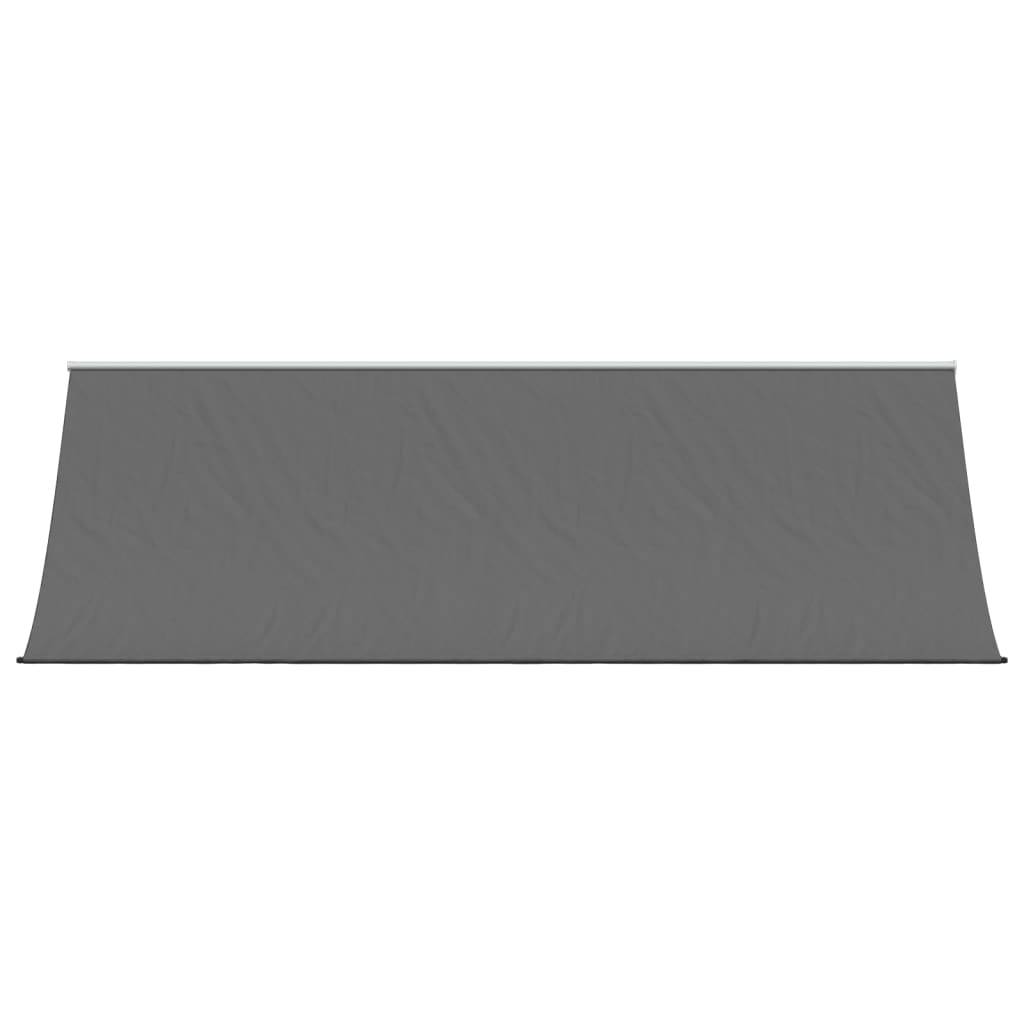 vidaXL Markise Einziehbar Anthrazit 400x150 cm Stoff und Stahl