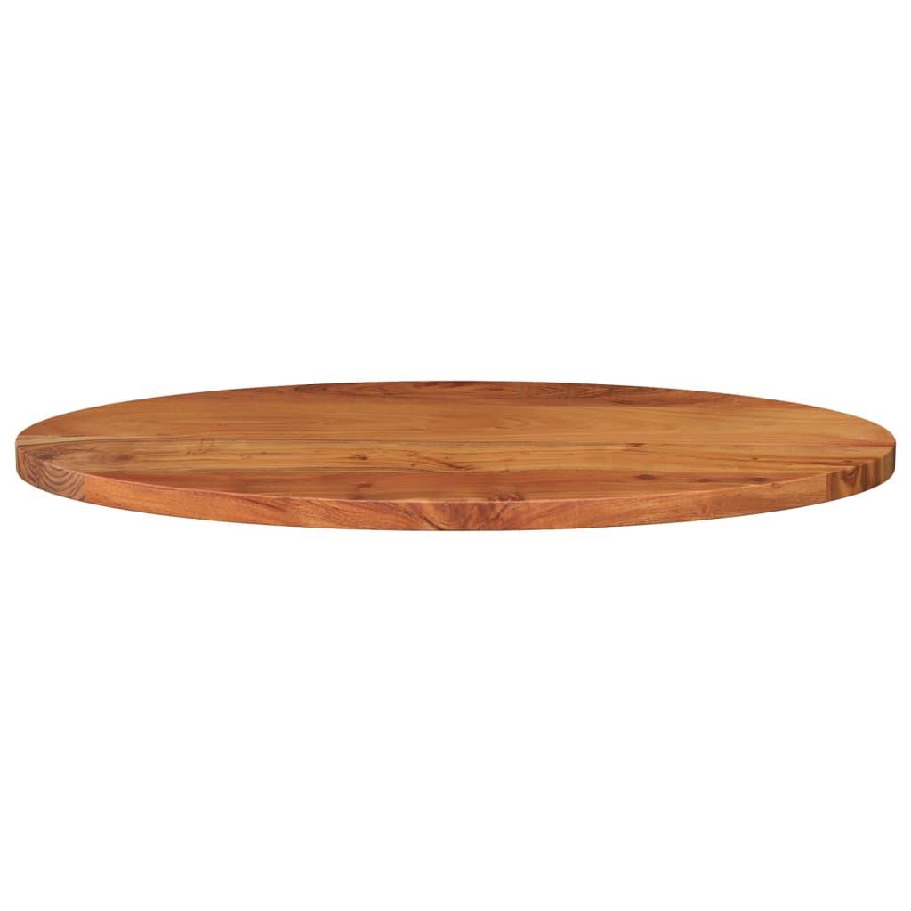 vidaXL Tischplatte 100x40x2,5 cm Oval Massivholz Akazie