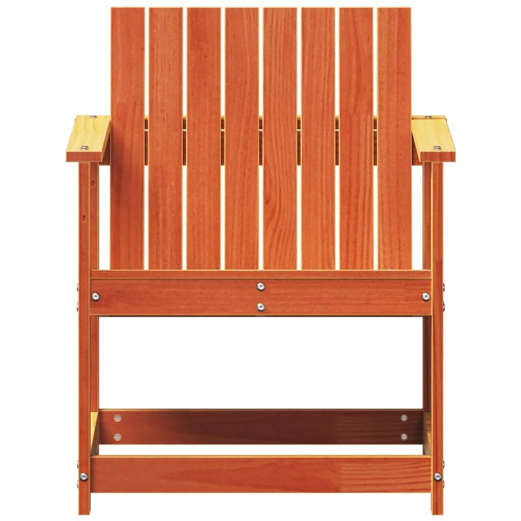 vidaXL Gartenstuhl Wachsbraun 62x56x77 cm Massivholz Kiefer