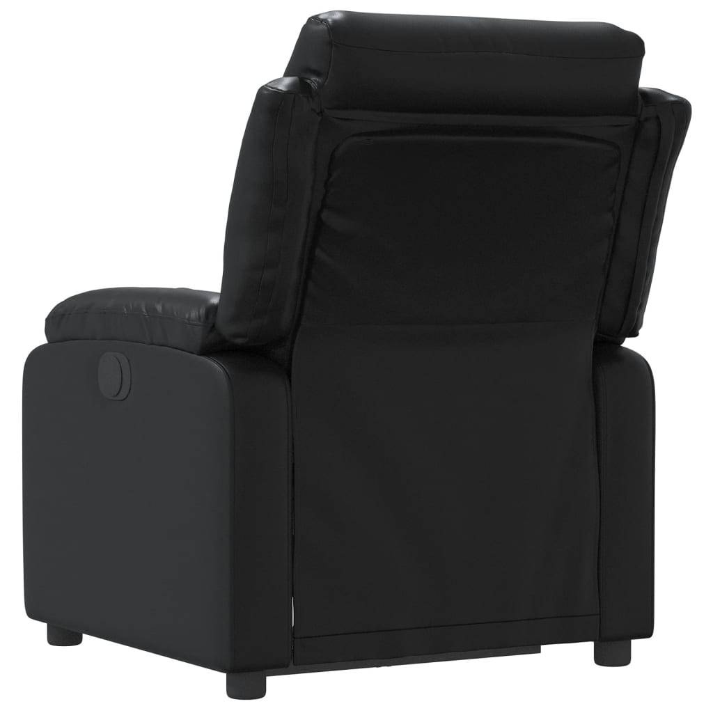 vidaXL Relaxsessel Schwarz Kunstleder