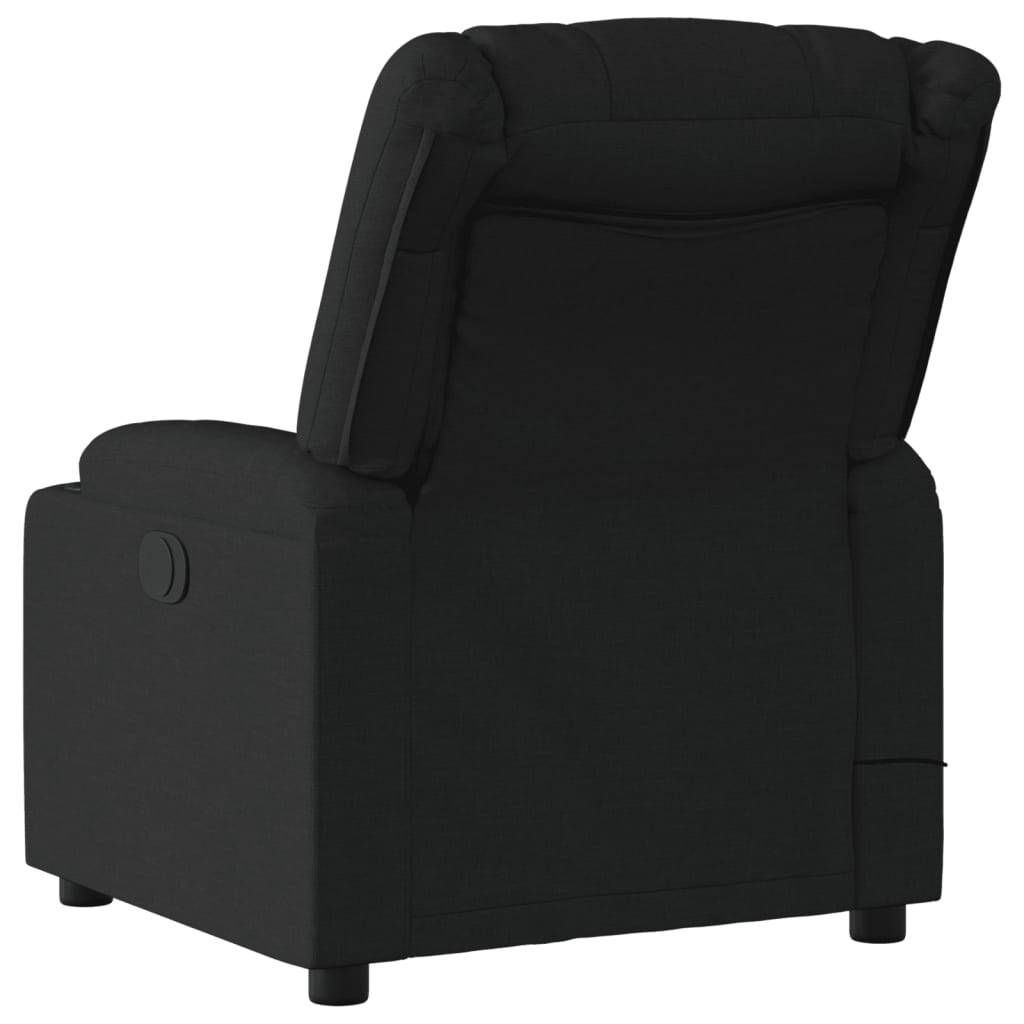 vidaXL Massagesessel Schwarz Stoff