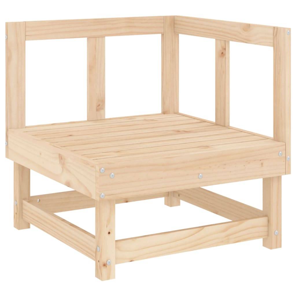 vidaXL 5-tlg. Garten-Lounge-Set Massivholz Kiefer