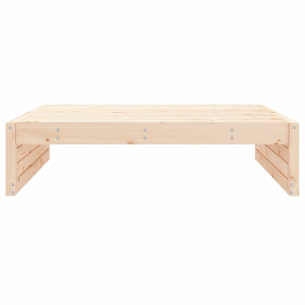 vidaXL Gartenhocker 120x80 cm Massivholz Kiefer
