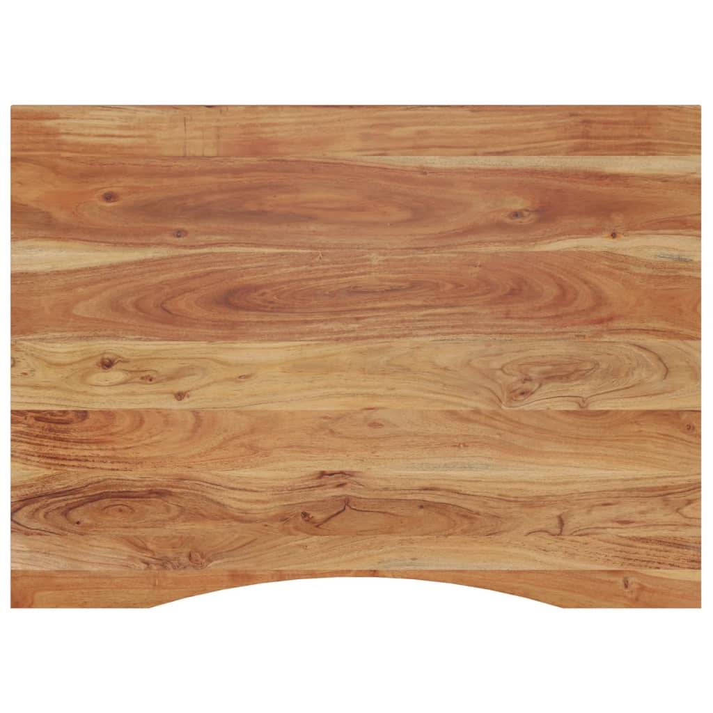 vidaXL Schreibtischplatte 100x80x2,5 cm Rechteckig Massivholz Akazie
