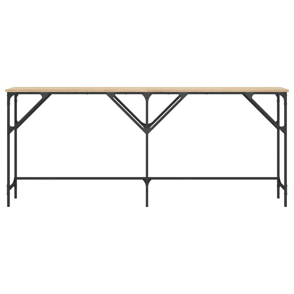 vidaXL Konsolentisch Sonoma-Eiche 180x29x75 cm Holzwerkstoff