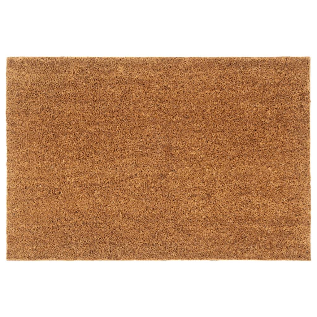 vidaXL Fußmatte Natur 60x90 cm Kokosfaser Getuftet