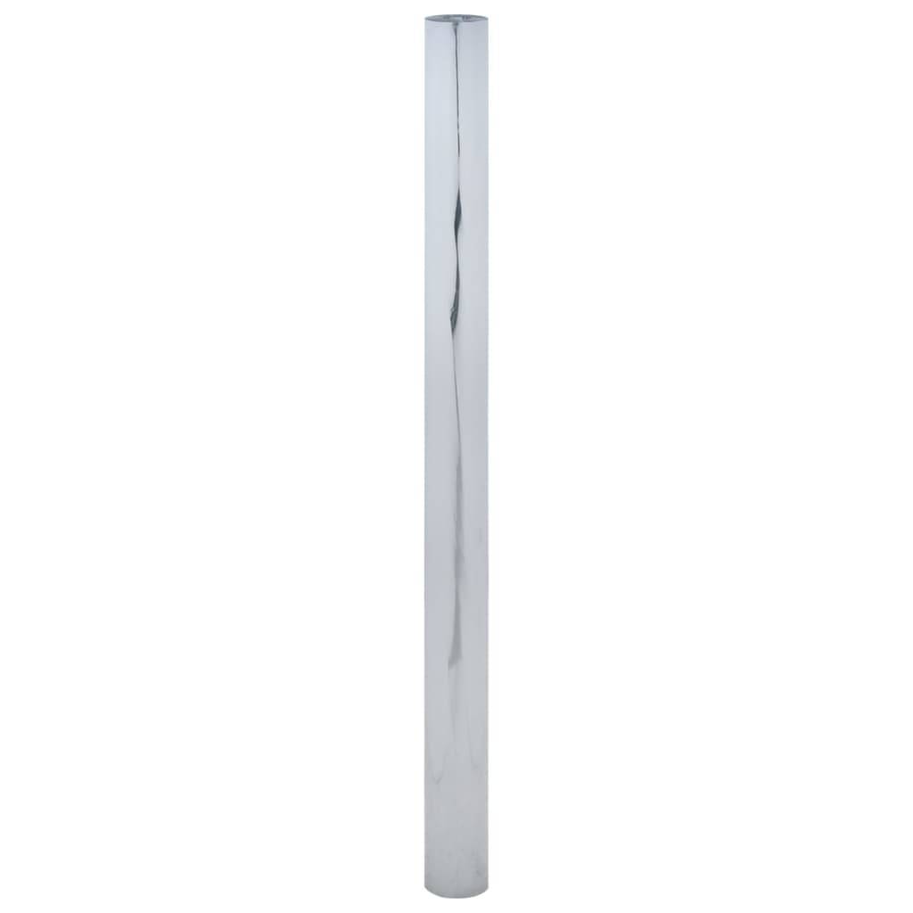vidaXL Sonnenschutzfolien 5 Stk. Statisch Reflektierend Silbern PVC