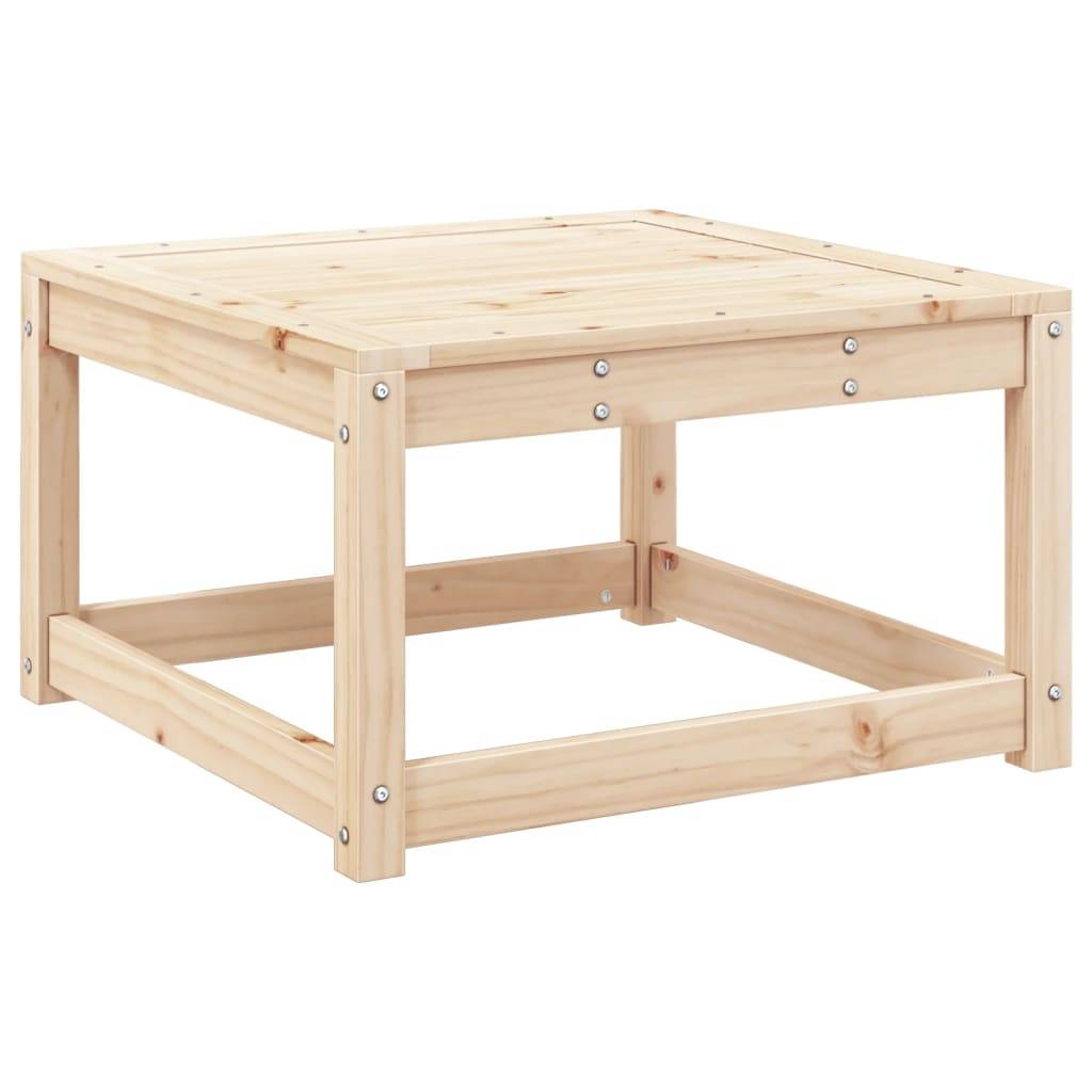 vidaXL Gartenhocker mit Kissen Massivholz Kiefer