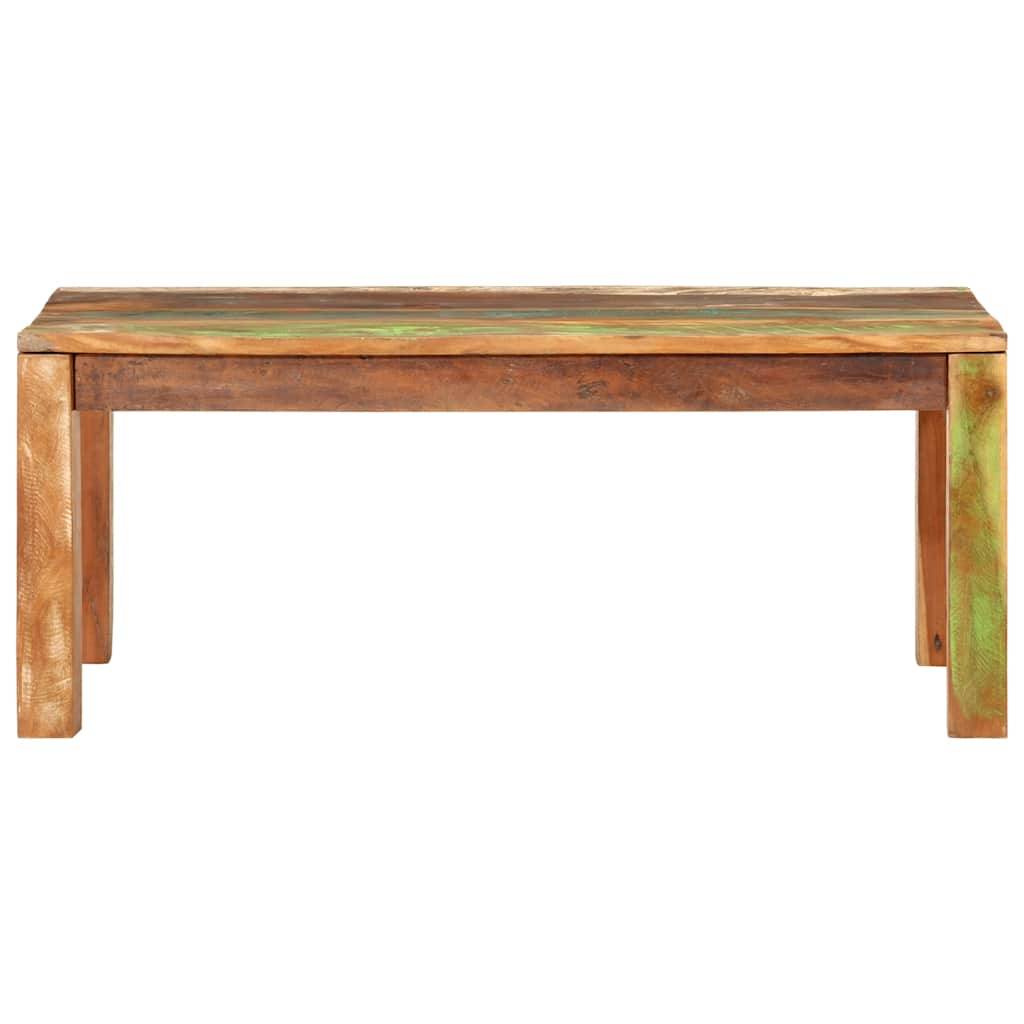 vidaXL Couchtisch 110x55x40 cm Massives Altholz
