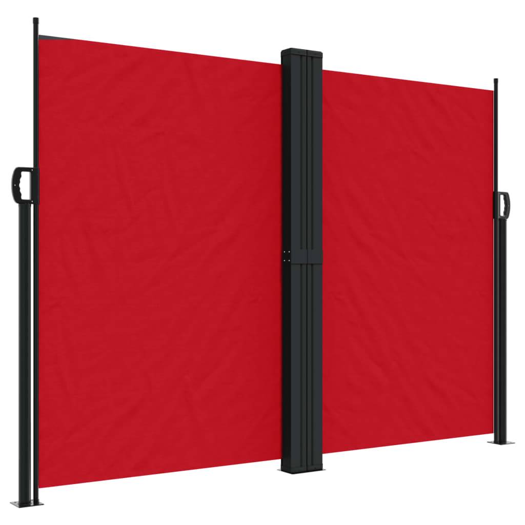 vidaXL Seitenmarkise Ausziehbar Rot 180x600 cm