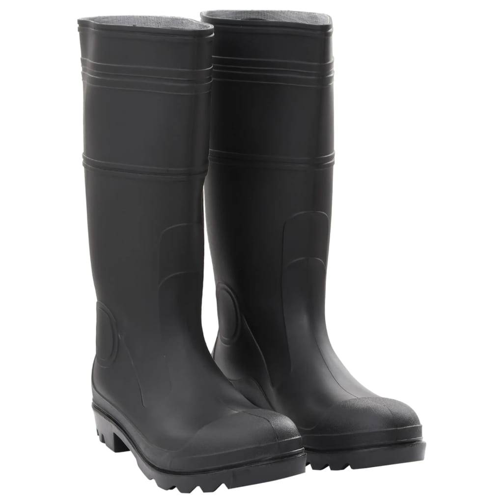 vidaXL Gummistiefel Schwarz Größe 46 PVC