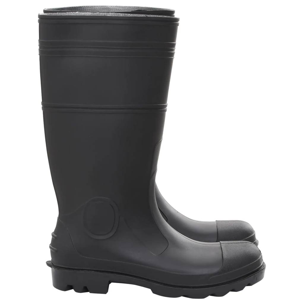 vidaXL Gummistiefel Schwarz Größe 46 PVC