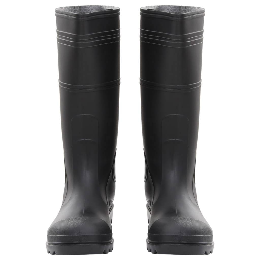 vidaXL Gummistiefel Schwarz Größe 46 PVC