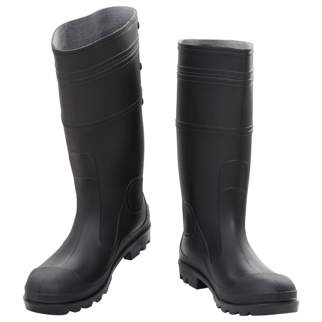 vidaXL Gummistiefel Schwarz Größe 46 PVC