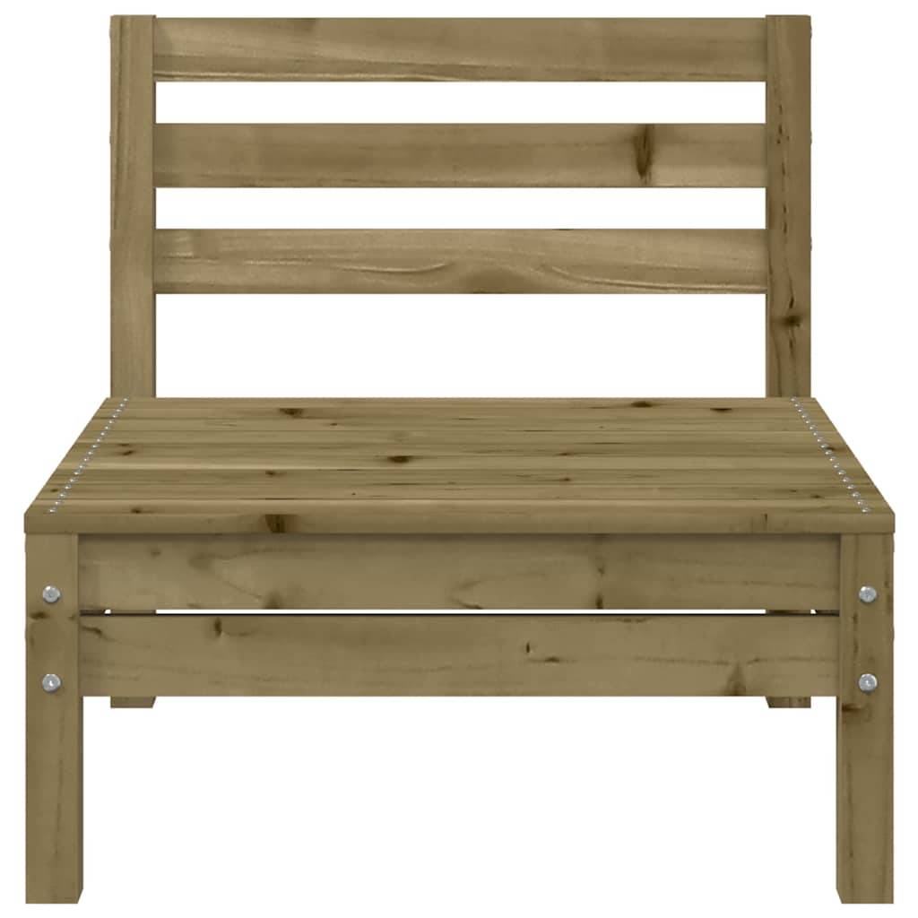 vidaXL Gartensofa ohne Armlehnen Kiefernholz Imprägniert