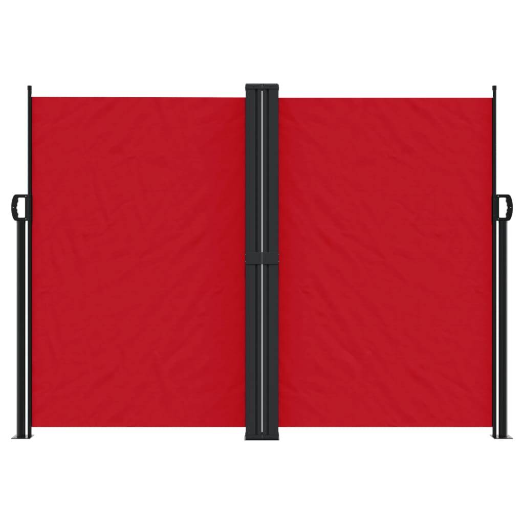 vidaXL Seitenmarkise Ausziehbar Rot 180x600 cm