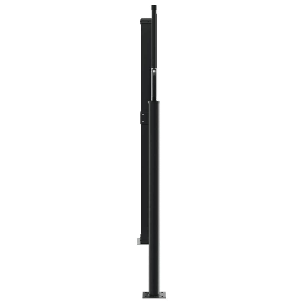 vidaXL Seitenmarkise Ausziehbar Weiß 120x600 cm